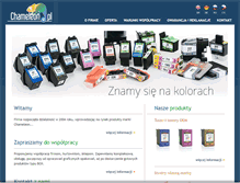 Tablet Screenshot of chameleon.pl